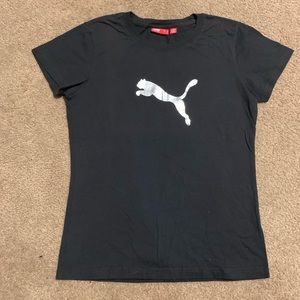 Puma Black short sleeve t-shirt